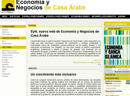 Nuevo portal bilingüe de Economía y Negocios de Casa Árabe