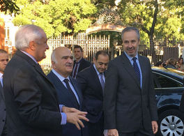 Visita del Príncipe Hassan bin Talal de Jordania a Casa Árabe 