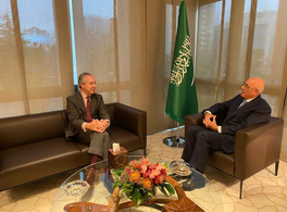 Encuentro entre el embajador de Arabia Saudí y el director de Casa Árabe