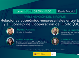 Relaciones económico-empresariales entre España y el Consejo de Cooperación del Golfo (CCG) 