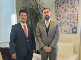Visita del embajador de Kuwait 
