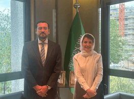 El director general de Casa Árabe visita a la embajadora de Arabia Saudí