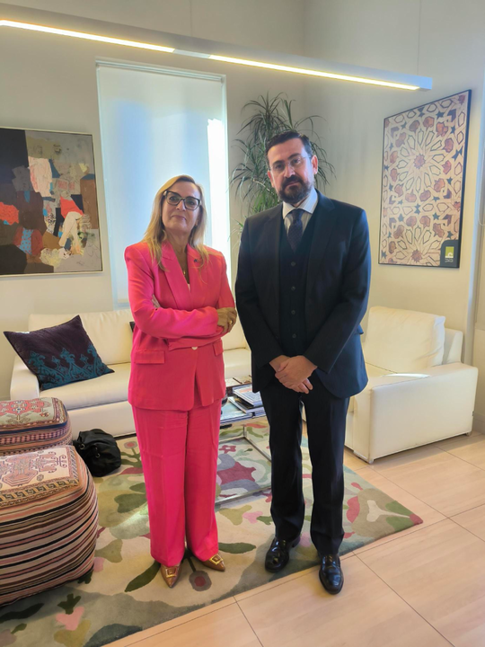 La representante del Consejo de Europa en Marruecos visita Casa Árabe
