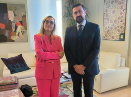 La representante del Consejo de Europa en Marruecos visita Casa Árabe