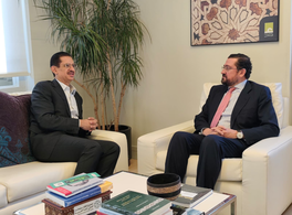 Encuentro con Khaled bin Fahd Al Khater 