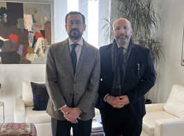 Reunión con Ramsi Jazmati, director del área de Oriente Medio de la Universidad de Navarra 