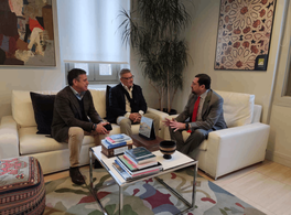 Línea Cultural Teatral (Teatro Amaya) visita Casa Árabe 