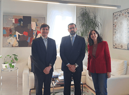 Reunión con Justo Lisandro Corti Varela, profesor en la Facultad de Derecho de la UNED