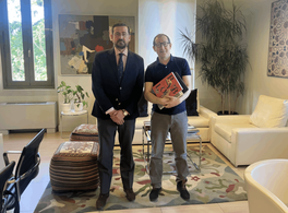 Reunión con el responsable de Museos y Exposiciones del IMA 